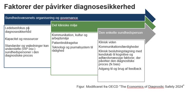 Figur: Modificeret fra OECD "The Economics of Diagnostic Safety 2024"